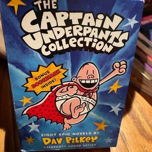 Captain Underpants Collection by - 8 Titles